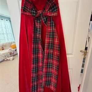 The Children's Place Red Plaid Maxi Dress